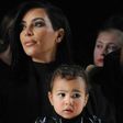 Kim Kardashian, North West and Kanye West