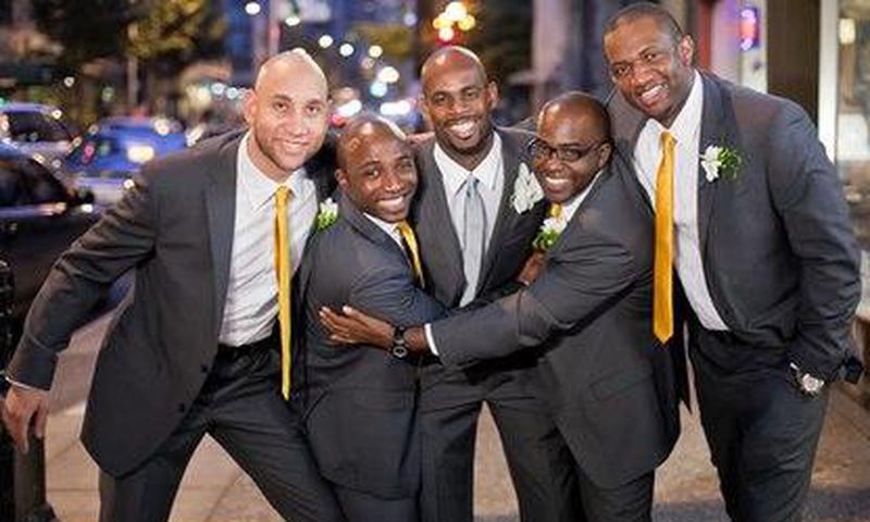Groomsmen.