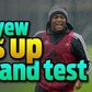 Andre Ayew warms up for Sunderland test