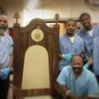 Prison inmates build chair as gift for Pope Francis