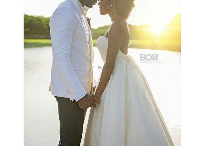 The celebrity couple celebrated their one year anniversary two months ago