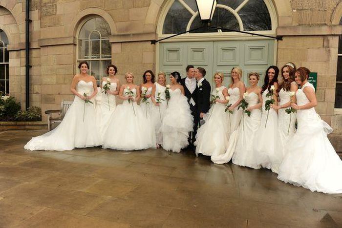 Kieron Richardson and Carl Hyland's wedding ceremony