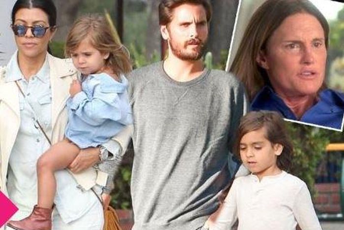 Kourtney Kardashian, Scott Disick and kids