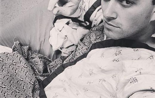 Sam Smith at hospital