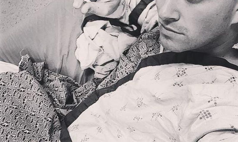 Sam Smith at hospital
