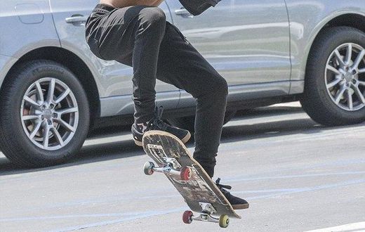 Jaden Smith goes shirtless on the streets of Calabasas, California