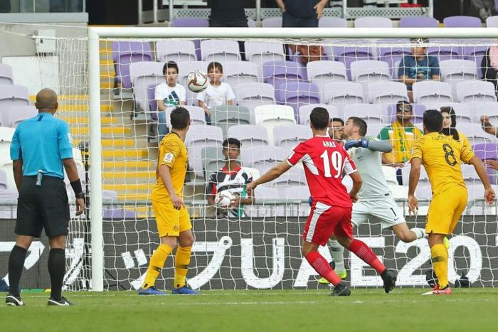 Anas Bani-Yaseen headed the only goal as Jordan upset Australia