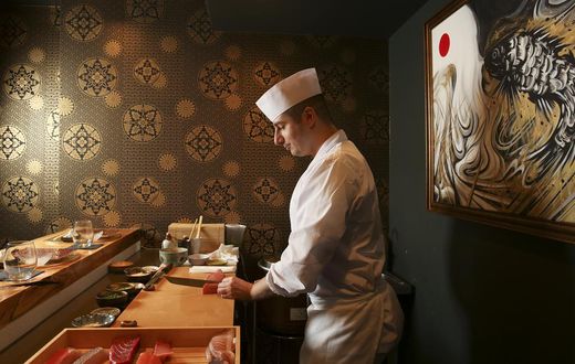 A Hotel Room With a Sushi Bar Instead of a Bed