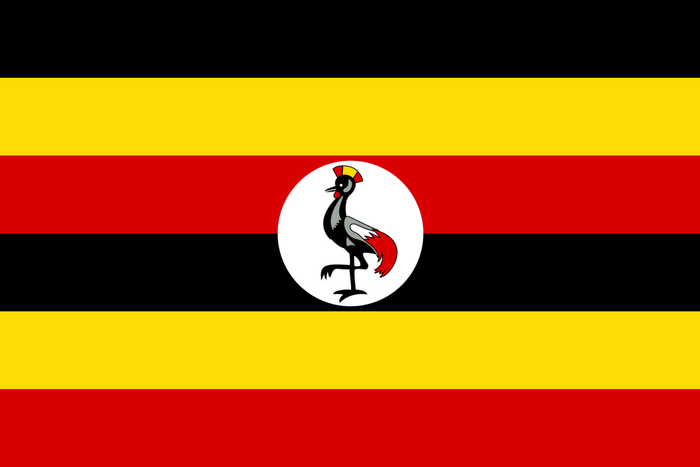 Ugandan national flag