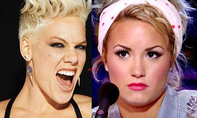 Pink clashes with Demi Lovato on Twitter