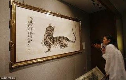 The paintings done by the Librarian