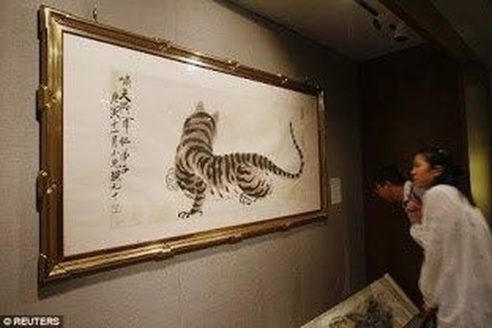 The paintings done by the Librarian