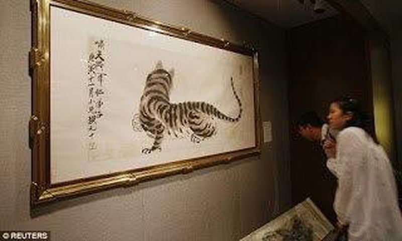 The paintings done by the Librarian