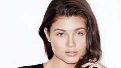 Model's face after nose contour