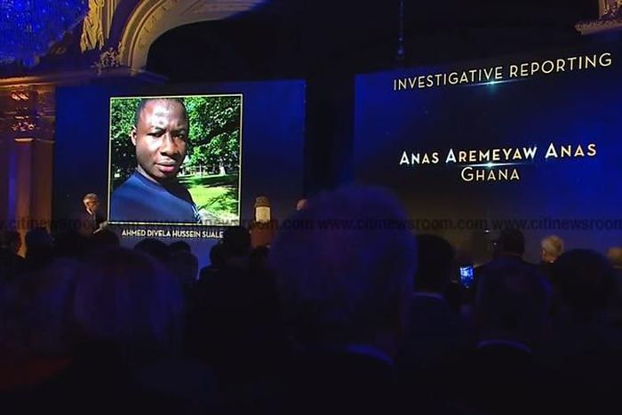 Anas dedicates award to slain journalist Hussein-Suale
