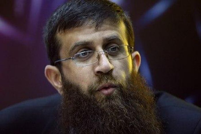 Khader Adnan, shown in 2012, has been imprisoned 10 times by Israel for a total of about six years