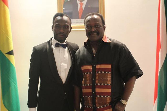 Kwesi Ahwoi (Left) and Okyeame Kwame (Right)