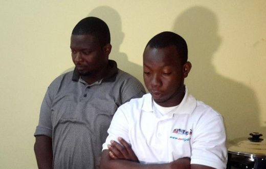 The suspects, (from left): Selasie Dorfenyo and Eric Akpanya