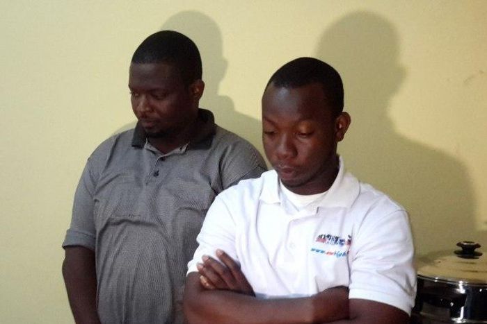 The suspects, (from left): Selasie Dorfenyo and Eric Akpanya