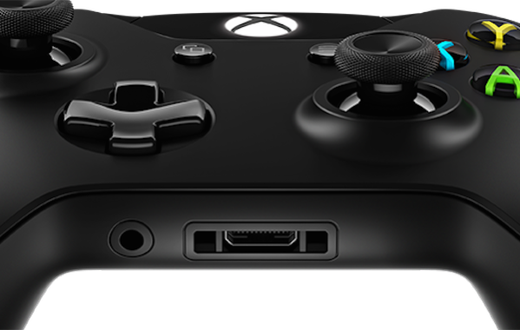 New Xbox One Controller with headset jack.