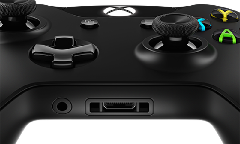 New Xbox One Controller with headset jack.