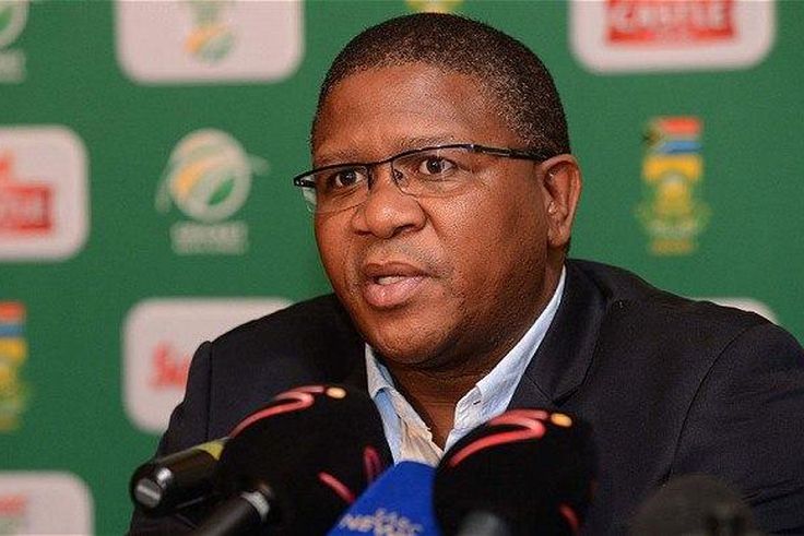 Fikile Mbalula (South Africa's Minister of Sport and Recreation) 