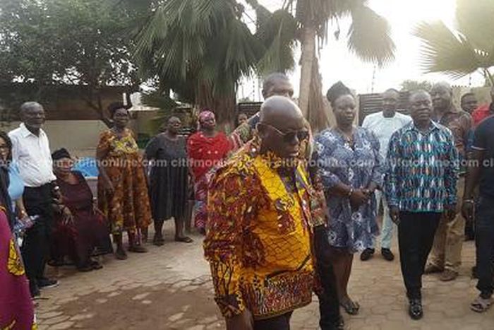 Opare Hammond's death: Akufo-Addo visits late MP's family