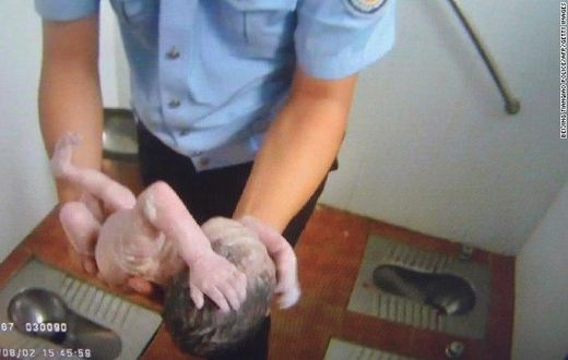 The abandoned baby in China