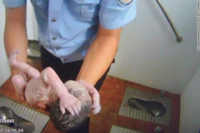 The abandoned baby in China