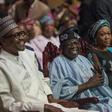President Muhammadu Buhari (left) wants a second term in office while Bola Ahmed Tinubu (centre) is seen as a possible future contender