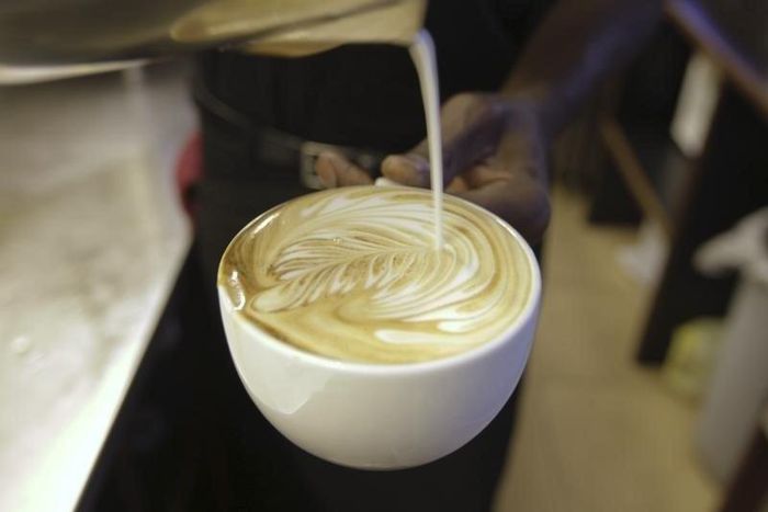 A cappuccino is prepared at a Nairobi Java House outlet in Nairobi January 21, 2012. REUTERS/Noor Khamis