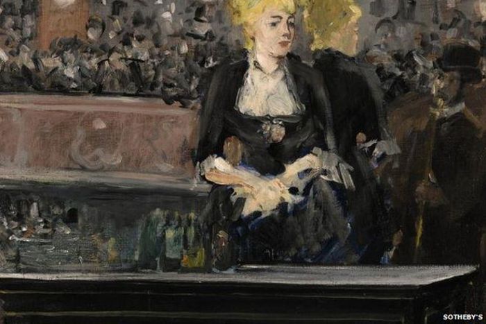 The first version of Le Bar aux Folies-Bergère 