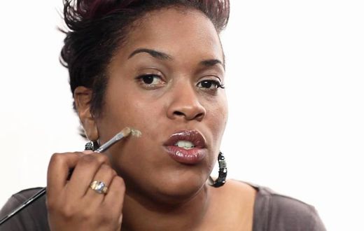 Acne can be perfectly covered up for a flawless makeup finish