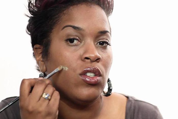 Acne can be perfectly covered up for a flawless makeup finish