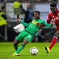 Canadian midfielder Alphonso Davies (R) could make his Bundesliga debut on Friday night after his first appearance for Bayern Munich in Sunday's victory over Borussia Moenchengladbach in the final of a four-team mini tournament in Duesseldorf.