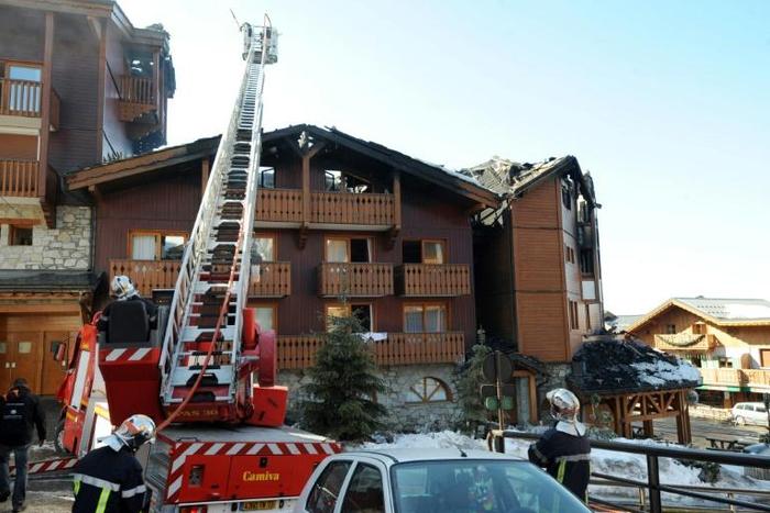 The pre-dawn blaze forced the evacuation of some 60 resort workers, including foreigners, from a three-storey accommodation building