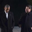 US President Obama and Chinese President Xi Jinping talking at a previous meeting