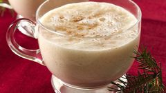 Rich and creamy eggnog
