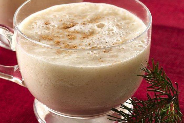 Rich and creamy eggnog