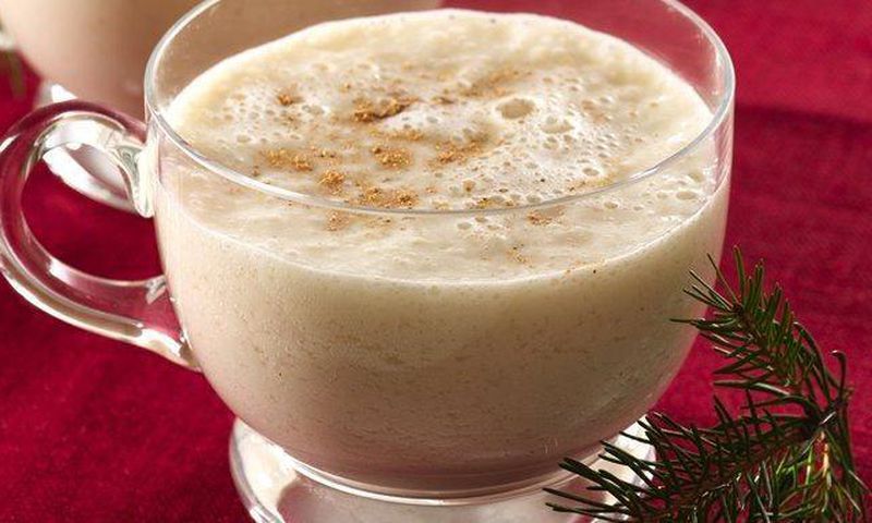 Rich and creamy eggnog