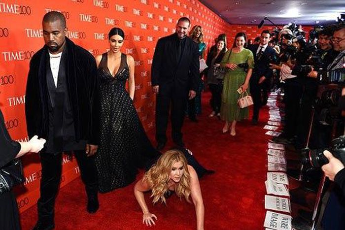 Amy Schumer pranks Kim Kardashian, Kanye West at TIME 100 Gala in NYC
