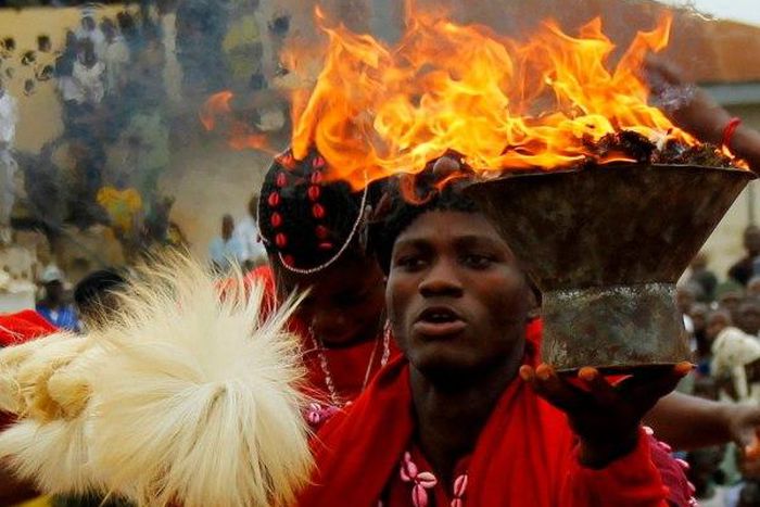 Sango worshippers. (illustrative purposes only)