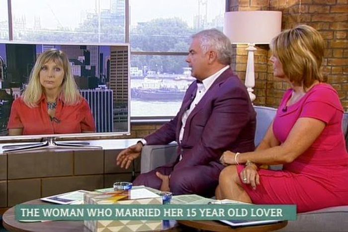 Eamonn Holmes and Ruth Langsford on the show with Lisa Clark