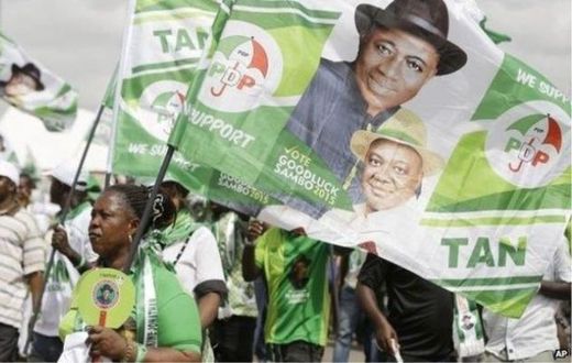 President Jonathan's PDP party has been in power since 1999 when military rule ended