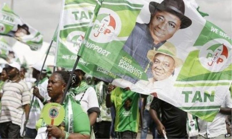 President Jonathan's PDP party has been in power since 1999 when military rule ended