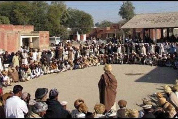 A Pakistani Jirga Court sitting