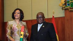 Nana Addo with EC boss Jean Mensa