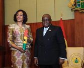 Nana Addo with EC boss Jean Mensa