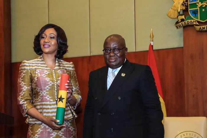 Nana Addo with EC boss Jean Mensa