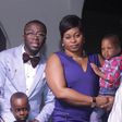 Andy Dosty with wife and kids
